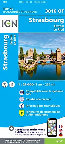 3816OT - Strasbourg / Erstein / Le Ried (Club Vosgien)