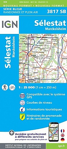 3817SB - Sélestat / MARCKOLSHEIM (Club Vosgien)