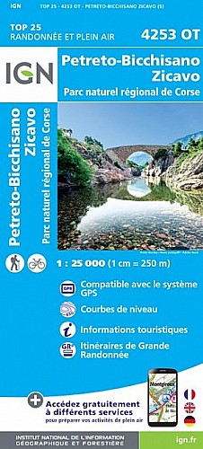 4253OT - Petreto-Bicchisano / Zicavo / PNR de la Corse 4253OT - Petreto-Bicchisano / Zicavo / PNR de la Corse
