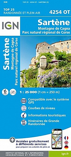4254OT - Sartene / Montagne de Cagna / PNR de la Corse 